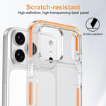 เคสโทรศัพท์ไฮบริด TPU PC เกราะน้ำแข็ง สำหรับ iPhone 17 Pro Max, สำหรับ iPhone 17 Pro, สำหรับ iPhone Air