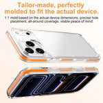 เคสโทรศัพท์ไฮบริด TPU PC เกราะน้ำแข็ง สำหรับ iPhone 17 Pro Max, สำหรับ iPhone 17 Pro, สำหรับ iPhone Air