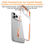 เคสโทรศัพท์ไฮบริด TPU PC เกราะน้ำแข็ง สำหรับ iPhone 17 Pro Max, สำหรับ iPhone 17 Pro, สำหรับ iPhone Air