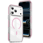 เคสโทรศัพท์ไฮบริด TPU อะคริลิกใสแม่เหล็กเกราะคริสตัล สำหรับ iPhone 17 Pro Max, สำหรับ iPhone 17 Pro, สำหรับ iPhone 17, สำหรับ iPhone Air, สำหรับ iPhone 16 Pro Max, สำหรับ iPhone 16 Pro