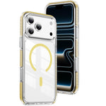 เคสโทรศัพท์ไฮบริด TPU อะคริลิกใสแม่เหล็กเกราะคริสตัล สำหรับ iPhone 17 Pro Max, สำหรับ iPhone 17 Pro, สำหรับ iPhone 17, สำหรับ iPhone Air, สำหรับ iPhone 16 Pro Max, สำหรับ iPhone 16 Pro