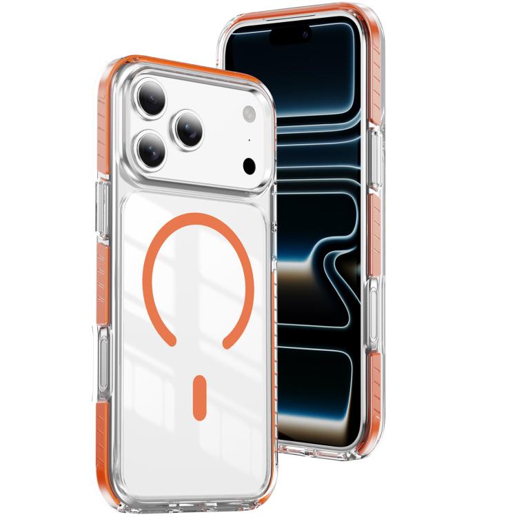 เคสโทรศัพท์ไฮบริด TPU อะคริลิกใสแม่เหล็กเกราะคริสตัล สำหรับ iPhone 17 Pro Max, สำหรับ iPhone 17 Pro, สำหรับ iPhone 17, สำหรับ iPhone Air, สำหรับ iPhone 16 Pro Max, สำหรับ iPhone 16 Pro