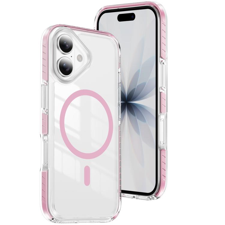 เคสโทรศัพท์ไฮบริด TPU อะคริลิกใสแม่เหล็กเกราะคริสตัล สำหรับ iPhone 17 Pro Max, สำหรับ iPhone 17 Pro, สำหรับ iPhone 17, สำหรับ iPhone Air, สำหรับ iPhone 16 Pro Max, สำหรับ iPhone 16 Pro