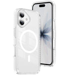 เคสโทรศัพท์ไฮบริด TPU อะคริลิกใสแม่เหล็กเกราะคริสตัล สำหรับ iPhone 17 Pro Max, สำหรับ iPhone 17 Pro, สำหรับ iPhone 17, สำหรับ iPhone Air, สำหรับ iPhone 16 Pro Max, สำหรับ iPhone 16 Pro