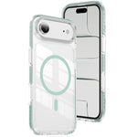 เคสโทรศัพท์ไฮบริด TPU อะคริลิกใสแม่เหล็กเกราะคริสตัล สำหรับ iPhone 16 Plus, สำหรับ iPhone 16, สำหรับ iPhone 15 Pro Max, สำหรับ iPhone 15 Pro, สำหรับ iPhone 15 Plus, สำหรับ iPhone 15