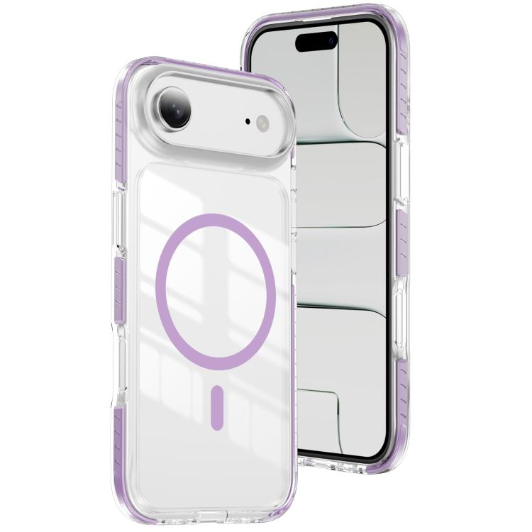 เคสโทรศัพท์ไฮบริด TPU อะคริลิกใสแม่เหล็กเกราะคริสตัล สำหรับ iPhone 17 Pro Max, สำหรับ iPhone 17 Pro, สำหรับ iPhone 17, สำหรับ iPhone Air, สำหรับ iPhone 16 Pro Max, สำหรับ iPhone 16 Pro