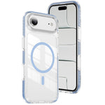 เคสโทรศัพท์ไฮบริด TPU อะคริลิกใสแม่เหล็กเกราะคริสตัล สำหรับ iPhone 17 Pro Max, สำหรับ iPhone 17 Pro, สำหรับ iPhone 17, สำหรับ iPhone Air, สำหรับ iPhone 16 Pro Max, สำหรับ iPhone 16 Pro
