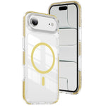 เคสโทรศัพท์ไฮบริด TPU อะคริลิกใสแม่เหล็กเกราะคริสตัล สำหรับ iPhone 17 Pro Max, สำหรับ iPhone 17 Pro, สำหรับ iPhone 17, สำหรับ iPhone Air, สำหรับ iPhone 16 Pro Max, สำหรับ iPhone 16 Pro
