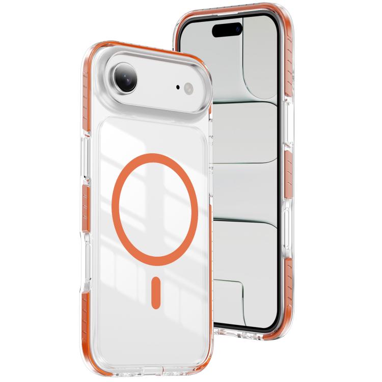 เคสโทรศัพท์ไฮบริด TPU อะคริลิกใสแม่เหล็กเกราะคริสตัล สำหรับ iPhone 16 Plus, สำหรับ iPhone 16, สำหรับ iPhone 15 Pro Max, สำหรับ iPhone 15 Pro, สำหรับ iPhone 15 Plus, สำหรับ iPhone 15