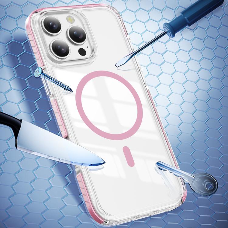 เคสโทรศัพท์ไฮบริด TPU อะคริลิกใสแม่เหล็กเกราะคริสตัล สำหรับ iPhone 16 Plus, สำหรับ iPhone 16, สำหรับ iPhone 15 Pro Max, สำหรับ iPhone 15 Pro, สำหรับ iPhone 15 Plus, สำหรับ iPhone 15
