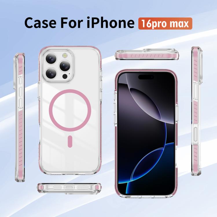 เคสโทรศัพท์ไฮบริด TPU อะคริลิกใสแม่เหล็กเกราะคริสตัล สำหรับ iPhone 16 Plus, สำหรับ iPhone 16, สำหรับ iPhone 15 Pro Max, สำหรับ iPhone 15 Pro, สำหรับ iPhone 15 Plus, สำหรับ iPhone 15