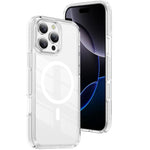 เคสโทรศัพท์ไฮบริด TPU อะคริลิกใสแม่เหล็กเกราะคริสตัล สำหรับ iPhone 17 Pro Max, สำหรับ iPhone 17 Pro, สำหรับ iPhone 17, สำหรับ iPhone Air, สำหรับ iPhone 16 Pro Max, สำหรับ iPhone 16 Pro