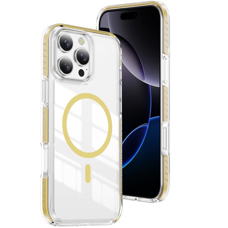 เคสโทรศัพท์ไฮบริด TPU อะคริลิกใสแม่เหล็กเกราะคริสตัล สำหรับ iPhone 17 Pro Max, สำหรับ iPhone 17 Pro, สำหรับ iPhone 17, สำหรับ iPhone Air, สำหรับ iPhone 16 Pro Max, สำหรับ iPhone 16 Pro
