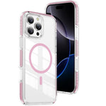 เคสโทรศัพท์ไฮบริด TPU อะคริลิกใสแม่เหล็กเกราะคริสตัล สำหรับ iPhone 17 Pro Max, สำหรับ iPhone 17 Pro, สำหรับ iPhone 17, สำหรับ iPhone Air, สำหรับ iPhone 16 Pro Max, สำหรับ iPhone 16 Pro