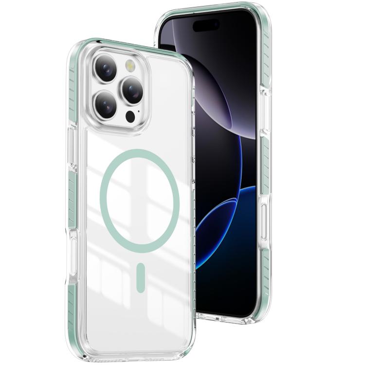 เคสโทรศัพท์ไฮบริด TPU อะคริลิกใสแม่เหล็กเกราะคริสตัล สำหรับ iPhone 17 Pro Max, สำหรับ iPhone 17 Pro, สำหรับ iPhone 17, สำหรับ iPhone Air, สำหรับ iPhone 16 Pro Max, สำหรับ iPhone 16 Pro
