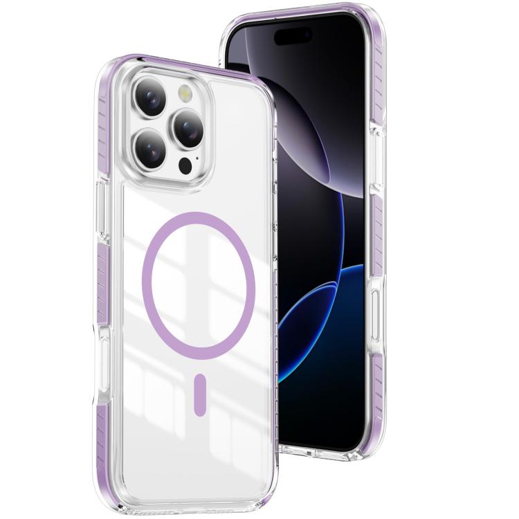 เคสโทรศัพท์ไฮบริด TPU อะคริลิกใสแม่เหล็กเกราะคริสตัล สำหรับ iPhone 17 Pro Max, สำหรับ iPhone 17 Pro, สำหรับ iPhone 17, สำหรับ iPhone Air, สำหรับ iPhone 16 Pro Max, สำหรับ iPhone 16 Pro