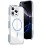 เคสโทรศัพท์ไฮบริด TPU อะคริลิกใสแม่เหล็กเกราะคริสตัล สำหรับ iPhone 17 Pro Max, สำหรับ iPhone 17 Pro, สำหรับ iPhone 17, สำหรับ iPhone Air, สำหรับ iPhone 16 Pro Max, สำหรับ iPhone 16 Pro