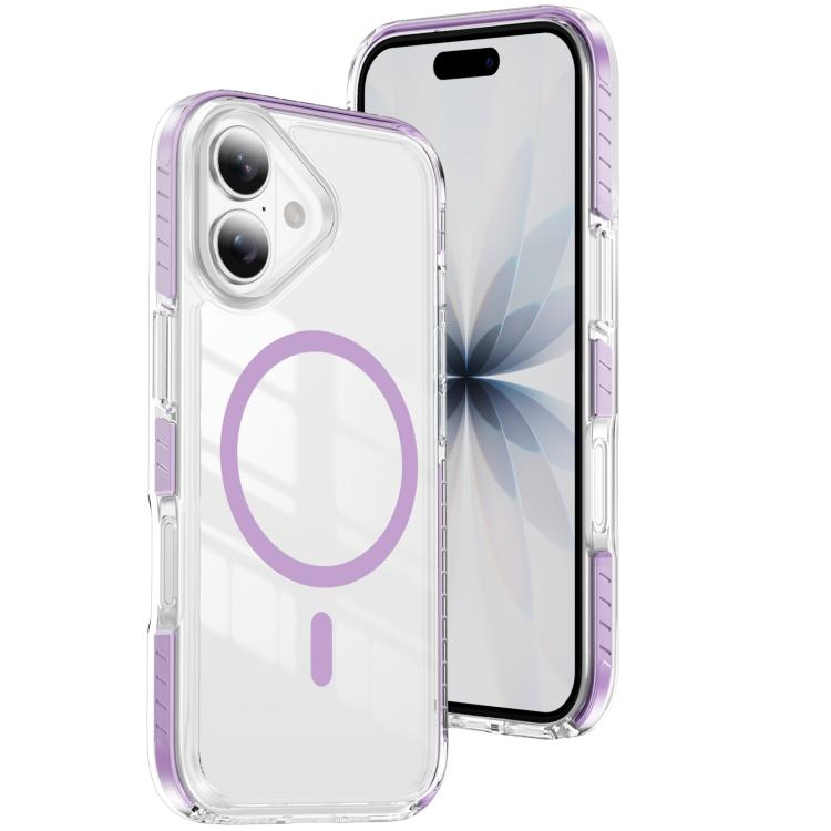 เคสโทรศัพท์ไฮบริด TPU อะคริลิกใสแม่เหล็กเกราะคริสตัล สำหรับ iPhone 16 Plus, สำหรับ iPhone 16, สำหรับ iPhone 15 Pro Max, สำหรับ iPhone 15 Pro, สำหรับ iPhone 15 Plus, สำหรับ iPhone 15