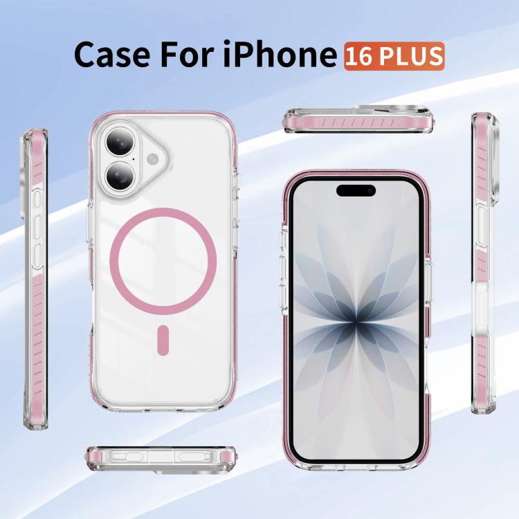 เคสโทรศัพท์ไฮบริด TPU อะคริลิกใสแม่เหล็กเกราะคริสตัล สำหรับ iPhone 16 Plus, สำหรับ iPhone 16, สำหรับ iPhone 15 Pro Max, สำหรับ iPhone 15 Pro, สำหรับ iPhone 15 Plus, สำหรับ iPhone 15