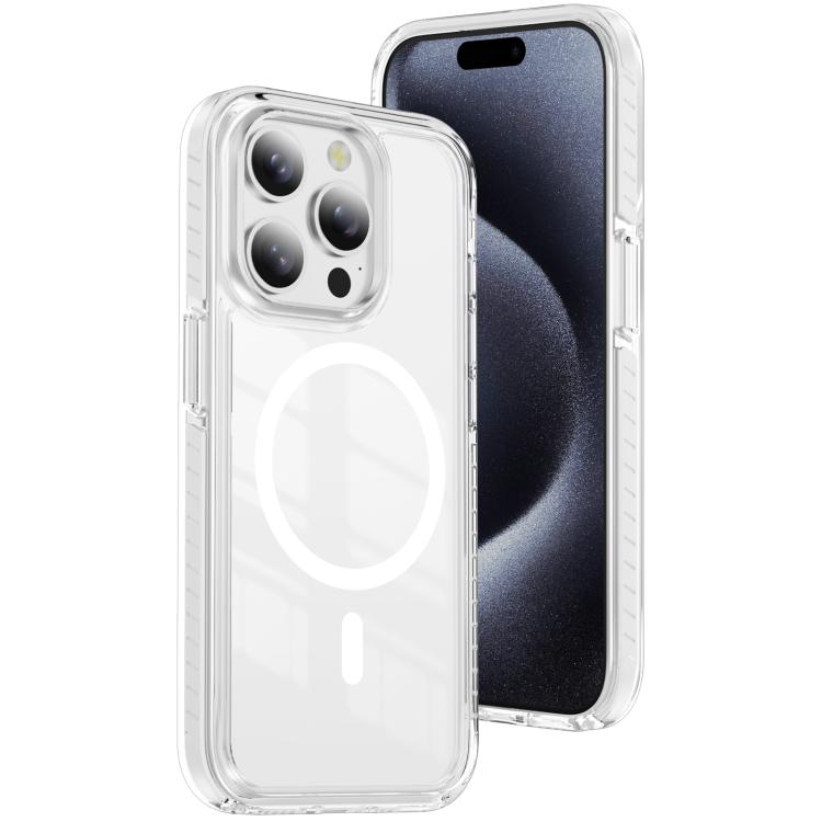 เคสโทรศัพท์ไฮบริด TPU อะคริลิกใสแม่เหล็กเกราะคริสตัล สำหรับ iPhone 14 Plus, สำหรับ iPhone 14 / 13, สำหรับ iPhone 14 Pro, สำหรับ iPhone 14 Pro Max, สำหรับ iPhone 13 Pro Max, สำหรับ iPhone 13 Pro