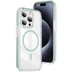 เคสโทรศัพท์ไฮบริด TPU อะคริลิกใสแม่เหล็กเกราะคริสตัล สำหรับ iPhone 14 Plus, สำหรับ iPhone 14 / 13, สำหรับ iPhone 14 Pro, สำหรับ iPhone 14 Pro Max, สำหรับ iPhone 13 Pro Max, สำหรับ iPhone 13 Pro