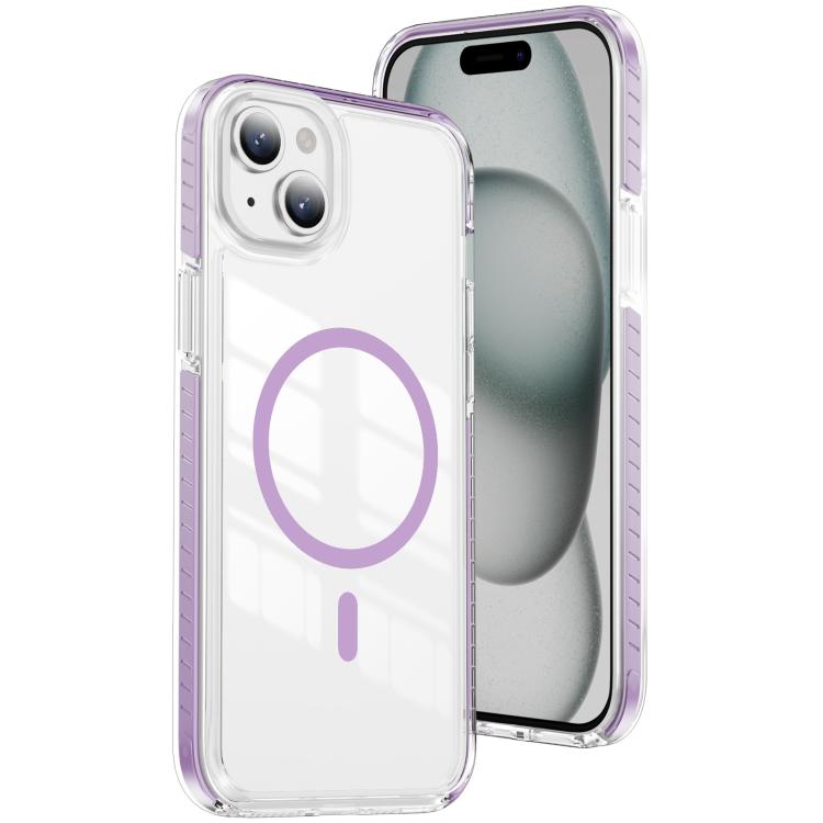 เคสโทรศัพท์ไฮบริด TPU อะคริลิกใสแม่เหล็กเกราะคริสตัล สำหรับ iPhone 16 Plus, สำหรับ iPhone 16, สำหรับ iPhone 15 Pro Max, สำหรับ iPhone 15 Pro, สำหรับ iPhone 15 Plus, สำหรับ iPhone 15