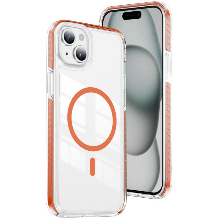 เคสโทรศัพท์ไฮบริด TPU อะคริลิกใสแม่เหล็กเกราะคริสตัล สำหรับ iPhone 16 Plus, สำหรับ iPhone 16, สำหรับ iPhone 15 Pro Max, สำหรับ iPhone 15 Pro, สำหรับ iPhone 15 Plus, สำหรับ iPhone 15