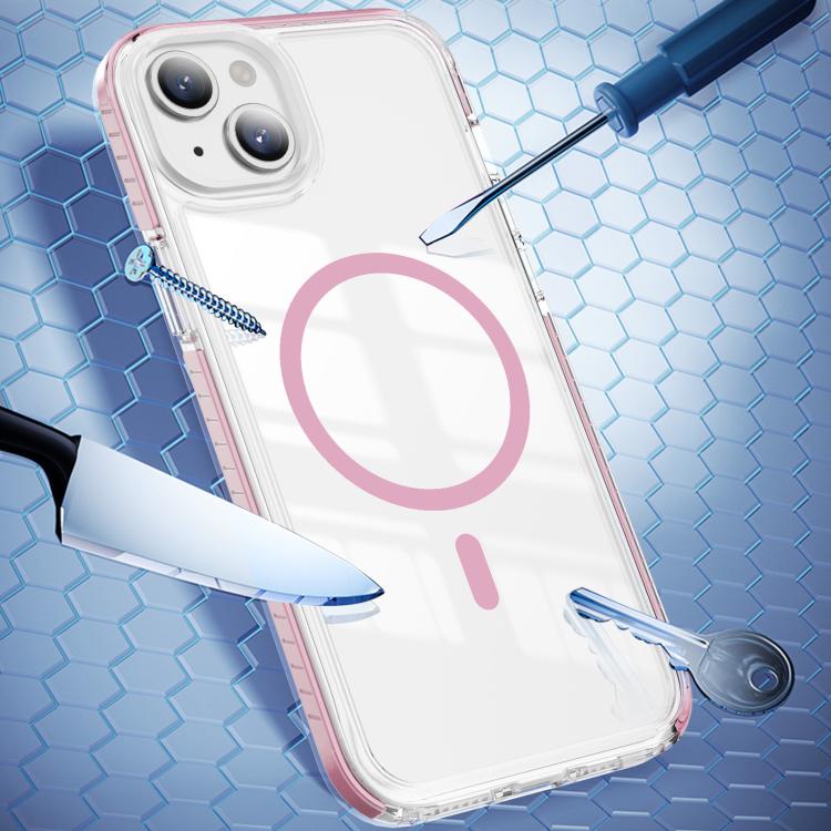 เคสโทรศัพท์ไฮบริด TPU อะคริลิกใสแม่เหล็กเกราะคริสตัล สำหรับ iPhone 14 Plus, สำหรับ iPhone 14 / 13, สำหรับ iPhone 14 Pro, สำหรับ iPhone 14 Pro Max, สำหรับ iPhone 13 Pro Max, สำหรับ iPhone 13 Pro