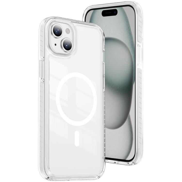เคสโทรศัพท์ไฮบริด TPU อะคริลิกใสแม่เหล็กเกราะคริสตัล สำหรับ iPhone 14 Plus, สำหรับ iPhone 14 / 13, สำหรับ iPhone 14 Pro, สำหรับ iPhone 14 Pro Max, สำหรับ iPhone 13 Pro Max, สำหรับ iPhone 13 Pro