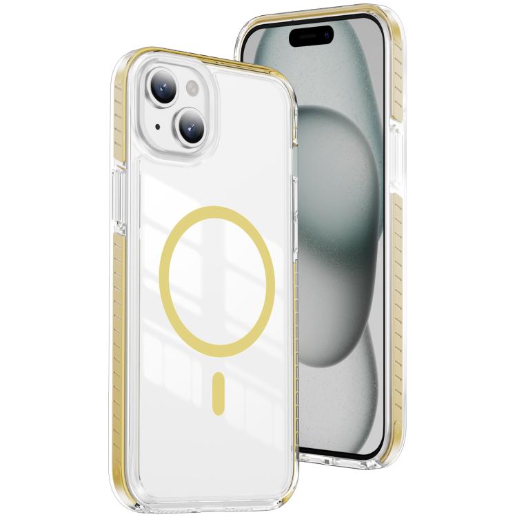 เคสโทรศัพท์ไฮบริด TPU อะคริลิกใสแม่เหล็กเกราะคริสตัล สำหรับ iPhone 14 Plus, สำหรับ iPhone 14 / 13, สำหรับ iPhone 14 Pro, สำหรับ iPhone 14 Pro Max, สำหรับ iPhone 13 Pro Max, สำหรับ iPhone 13 Pro