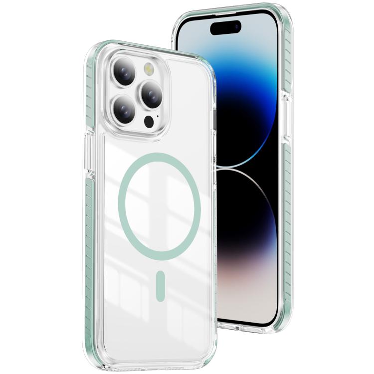 เคสโทรศัพท์ไฮบริด TPU อะคริลิกใสแม่เหล็กเกราะคริสตัล สำหรับ iPhone 14 Plus, สำหรับ iPhone 14 / 13, สำหรับ iPhone 14 Pro, สำหรับ iPhone 14 Pro Max, สำหรับ iPhone 13 Pro Max, สำหรับ iPhone 13 Pro