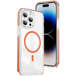 เคสโทรศัพท์ไฮบริด TPU อะคริลิกใสแม่เหล็กเกราะคริสตัล สำหรับ iPhone 14 Plus, สำหรับ iPhone 14 / 13, สำหรับ iPhone 14 Pro, สำหรับ iPhone 14 Pro Max, สำหรับ iPhone 13 Pro Max, สำหรับ iPhone 13 Pro