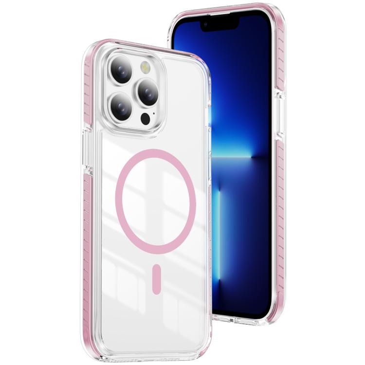 เคสโทรศัพท์ไฮบริด TPU อะคริลิกใสแม่เหล็กเกราะคริสตัล สำหรับ iPhone 14 Plus, สำหรับ iPhone 14 / 13, สำหรับ iPhone 14 Pro, สำหรับ iPhone 14 Pro Max, สำหรับ iPhone 13 Pro Max, สำหรับ iPhone 13 Pro