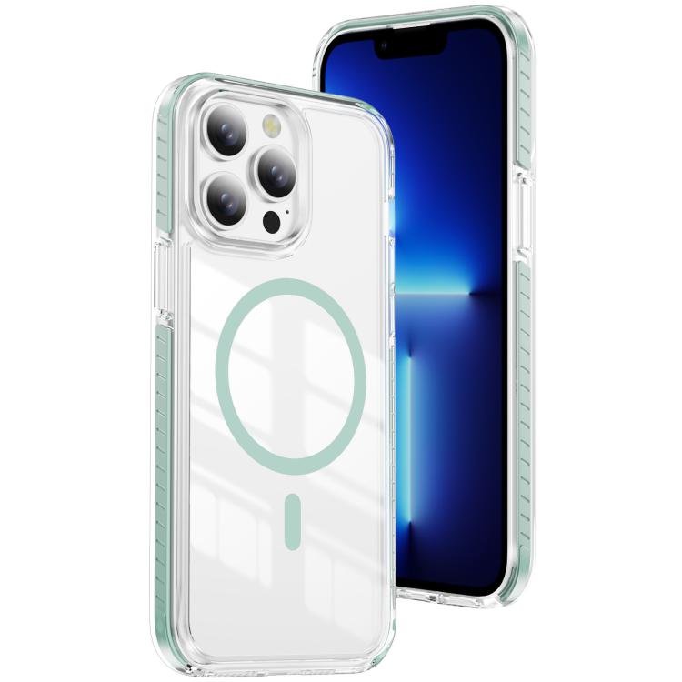 เคสโทรศัพท์ไฮบริด TPU อะคริลิกใสแม่เหล็กเกราะคริสตัล สำหรับ iPhone 14 Plus, สำหรับ iPhone 14 / 13, สำหรับ iPhone 14 Pro, สำหรับ iPhone 14 Pro Max, สำหรับ iPhone 13 Pro Max, สำหรับ iPhone 13 Pro