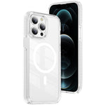 เคสโทรศัพท์คริสตัลใสกันแม่เหล็กอะคริลิคไฮบริด TPU สำหรับ iPhone 12 / 12 Pro, สำหรับ iPhone 12 Pro Max