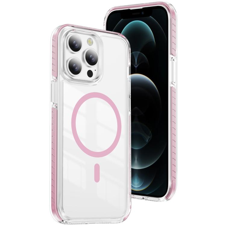เคสโทรศัพท์คริสตัลใสกันแม่เหล็กอะคริลิคไฮบริด TPU สำหรับ iPhone 12 / 12 Pro, สำหรับ iPhone 12 Pro Max