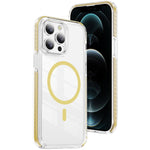 เคสโทรศัพท์คริสตัลใสกันแม่เหล็กอะคริลิคไฮบริด TPU สำหรับ iPhone 12 / 12 Pro, สำหรับ iPhone 12 Pro Max