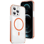 เคสโทรศัพท์คริสตัลใสกันแม่เหล็กอะคริลิคไฮบริด TPU สำหรับ iPhone 12 / 12 Pro, สำหรับ iPhone 12 Pro Max