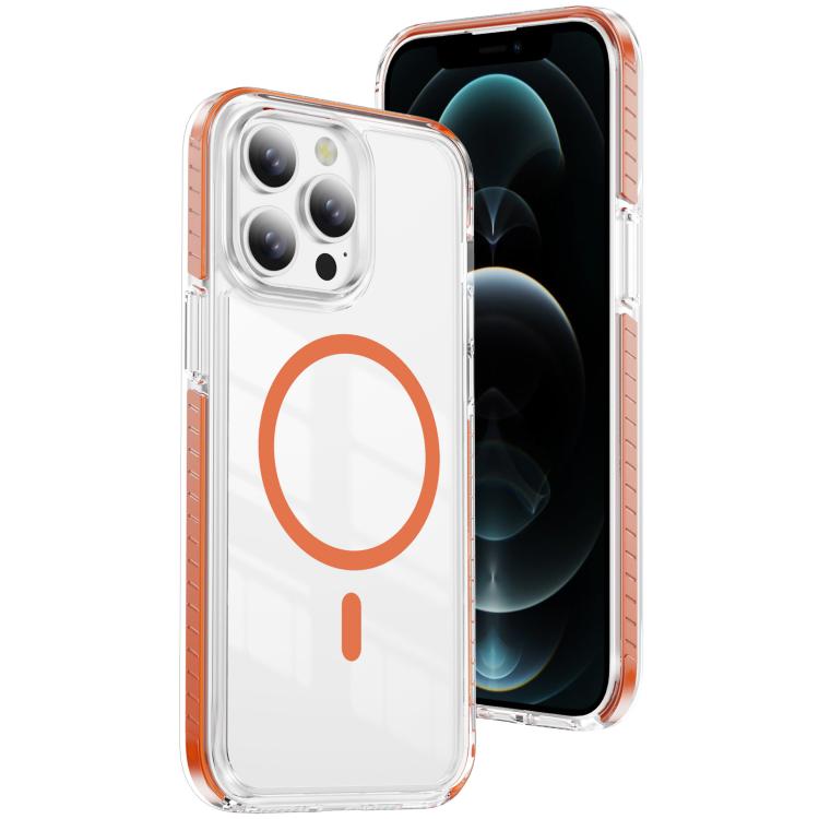 เคสโทรศัพท์คริสตัลใสกันแม่เหล็กอะคริลิคไฮบริด TPU สำหรับ iPhone 12 / 12 Pro, สำหรับ iPhone 12 Pro Max