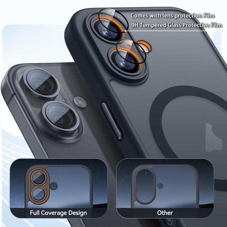 เคสโทรศัพท์ฝ้าสัมผัสเหมือนผิวหนังแม่เหล็ก XDcase พร้อมฟิล์มเลนส์ สำหรับ iPhone 17 Pro Max, สำหรับ iPhone 17 Pro, สำหรับ iPhone 17, สำหรับ iPhone Air