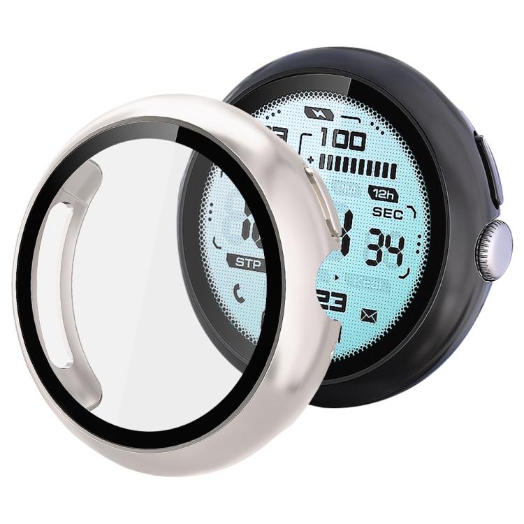 xDfind ฟิล์มกระจกนิรภัยเคลือบน้ำมันแบบรวมสำหรับนาฬิกา PC, สำหรับ Google Pixel Watch 4 / 3 ขนาด 45 มม., สำหรับ Google Pixel Watch 4 / 3 / 2 / 1 ขนาด 41 มม.