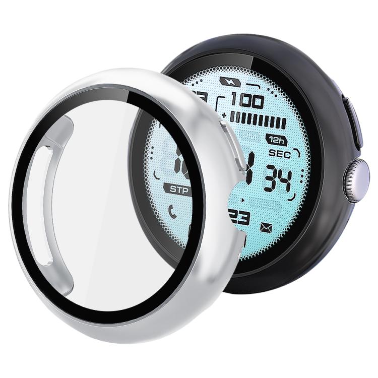 xDfind ฟิล์มกระจกนิรภัยเคลือบน้ำมันแบบรวมสำหรับนาฬิกา PC, สำหรับ Google Pixel Watch 4 / 3 ขนาด 45 มม., สำหรับ Google Pixel Watch 4 / 3 / 2 / 1 ขนาด 41 มม.