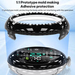 xDfind Single Row Diamond Hollow PC Watch Cover, For Google Pixel Watch 4 / Watch 3 45mm, For Google Pixel Watch 4 / 3 / 2 / 1 41mm