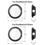 ฟิล์มกระจกนิรภัย xDfind พร้อมปลอก TPU สำหรับนาฬิกา Google Pixel Watch 4 / 3 ขนาด 45 มม., สำหรับ Google Pixel Watch 4 / 3 / 2 / 1 ขนาด 41 มม.