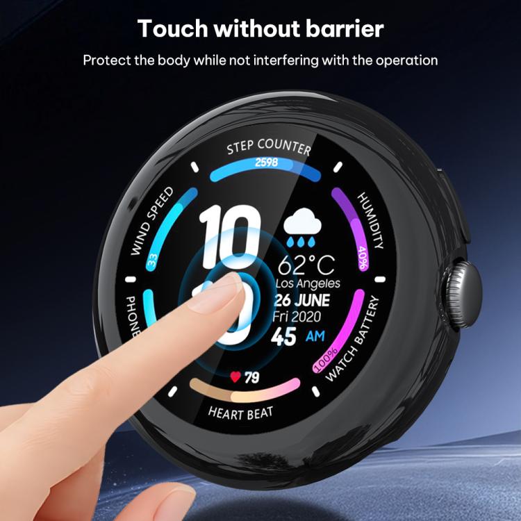 ฟิล์มกระจกนิรภัย xDfind พร้อมปลอก TPU สำหรับนาฬิกา Google Pixel Watch 4 / 3 ขนาด 45 มม., สำหรับ Google Pixel Watch 4 / 3 / 2 / 1 ขนาด 41 มม.