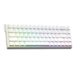 คีย์บอร์ดสาย AULA WIN68HE รุ่นมาตรฐาน 68 ปุ่ม ไฟ RGB, WIN68HE แกนแม่เหล็กไม้สีขาวเทาสลักข้าง