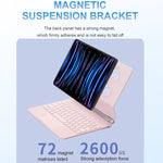 เคสแท็บเล็ตหนังพร้อมคีย์บอร์ดบลูทูธและทัชแพด สำหรับ iPad 2025 / 2022, สำหรับ iPad Air 13 2025 / 2024 / Pro 12.9 2022