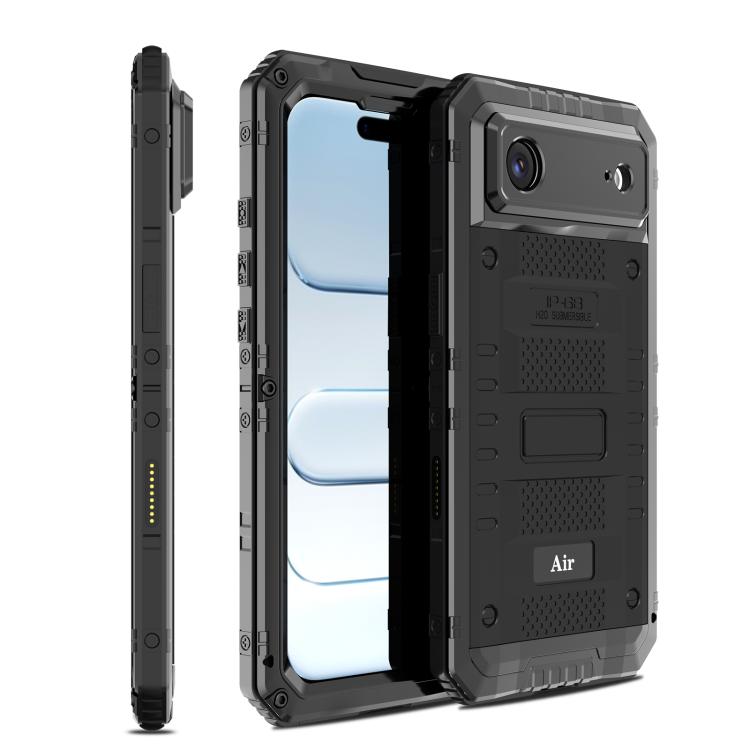 เคสโทรศัพท์ซิลิโคนผสมโลหะกันน้ำกันฝุ่นกันกระแทก สำหรับ iPhone 17 Pro Max, สำหรับ iPhone 17 Pro, สำหรับ iPhone 17, สำหรับ iPhone Air
