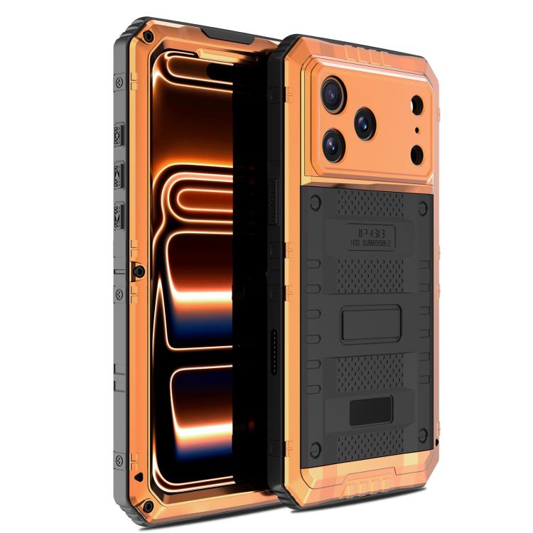 เคสโทรศัพท์ซิลิโคนผสมโลหะกันน้ำกันฝุ่นกันกระแทก สำหรับ iPhone 17 Pro Max, สำหรับ iPhone 17 Pro, สำหรับ iPhone 17, สำหรับ iPhone Air