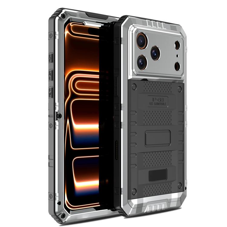 เคสโทรศัพท์ซิลิโคนผสมโลหะกันน้ำกันฝุ่นกันกระแทก สำหรับ iPhone 17 Pro Max, สำหรับ iPhone 17 Pro, สำหรับ iPhone 17, สำหรับ iPhone Air